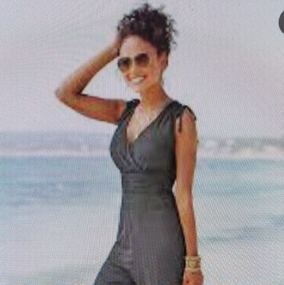 loscana Pants & Jumpsuits Nwt Loscana For Vs Flowy Pantsuit Poshmark